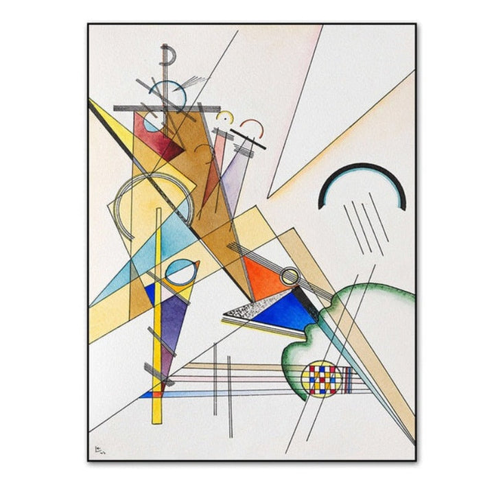 Vintage Wassily Kandinsky - Canvas Wall Art Painting | Bowlift