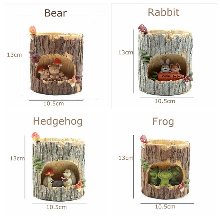 BowLift | Creative Animal Life Resin Flower Pots