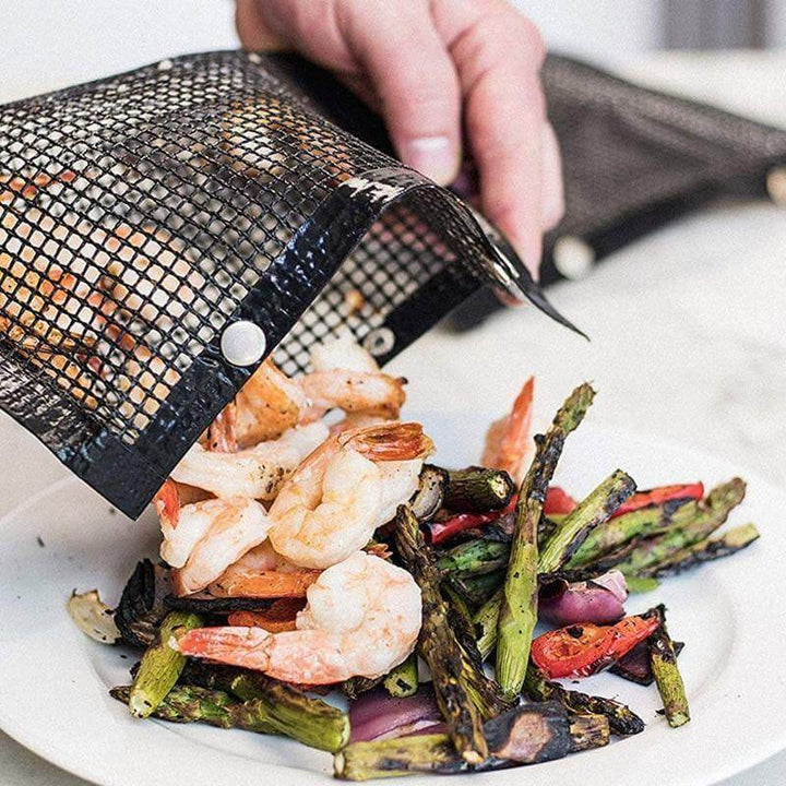 Non-stick BBQ Grill Mesh Mat | Bowlift