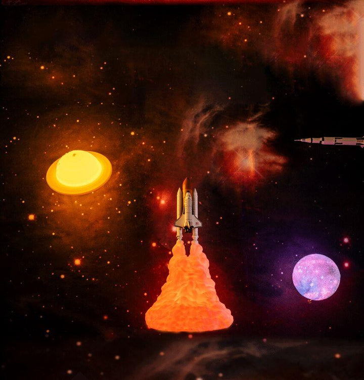 Rokit - 3D Space Shuttle Lamp | Bowlift