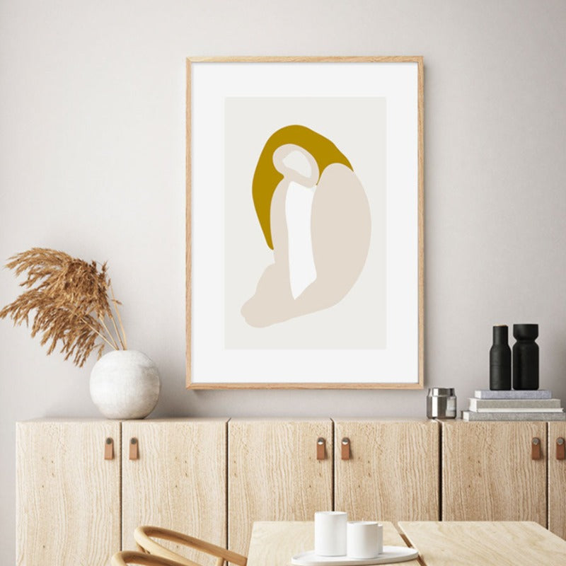 Minimalist Geometric Graphic Abstract Gallery - Canvas Wall Art Painting | Bowlift