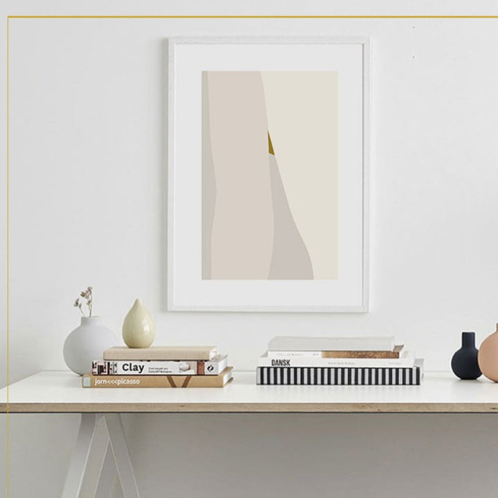 Minimalist Geometric Graphic Abstract Gallery - Canvas Wall Art Painting | Bowlift