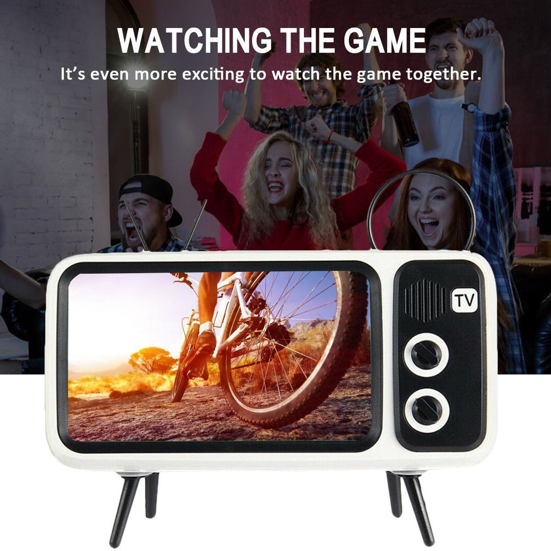 Retro TV Bluetooth Speaker Mobile Phone Holder | Bowlift