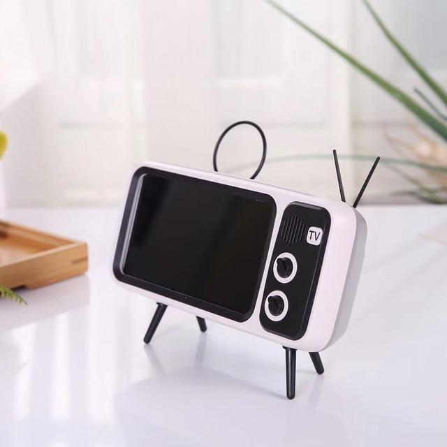 Retro TV Bluetooth Speaker Mobile Phone Holder | Bowlift