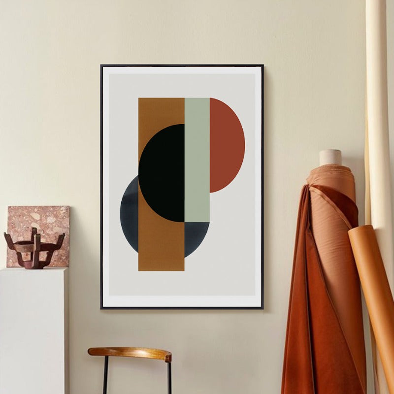 Scandinavian Shapes - Canvas Wall Art Painting | Bowlift