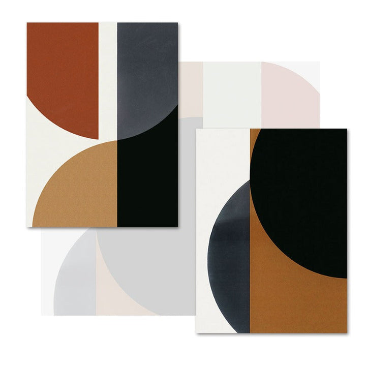 Scandinavian Shapes - Canvas Wall Art Painting | Bowlift