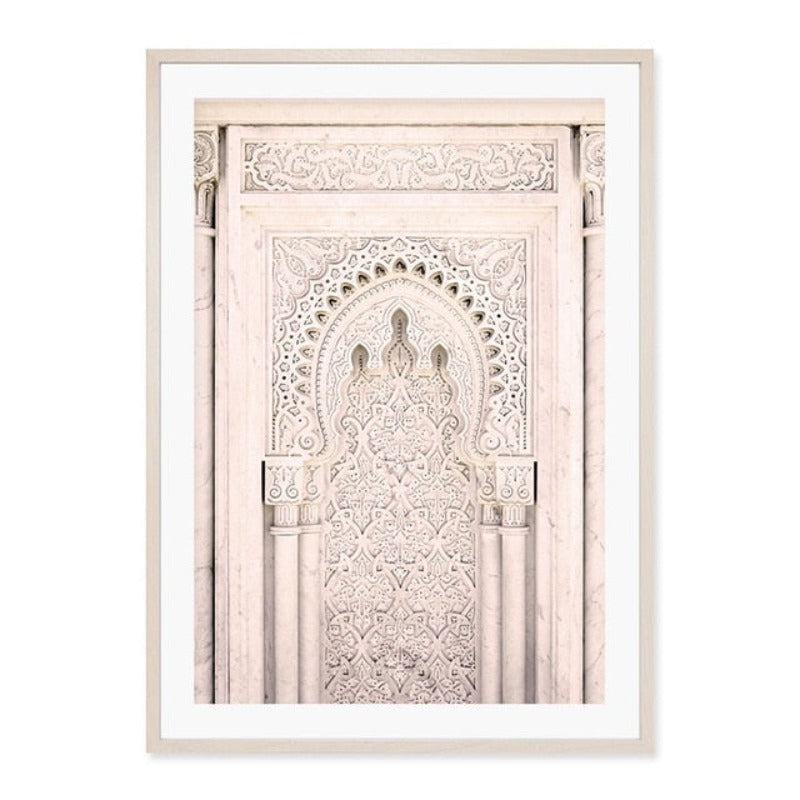 House Sea Pink Landscape Building Wall Art Pictures | Bowlift