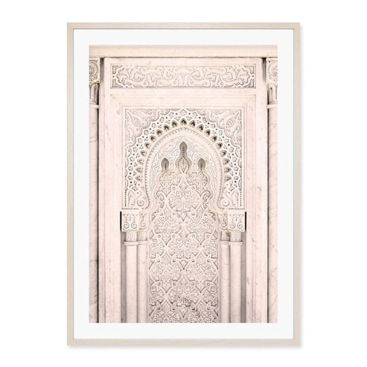 House Sea Pink Landscape Building Wall Art Pictures | Bowlift