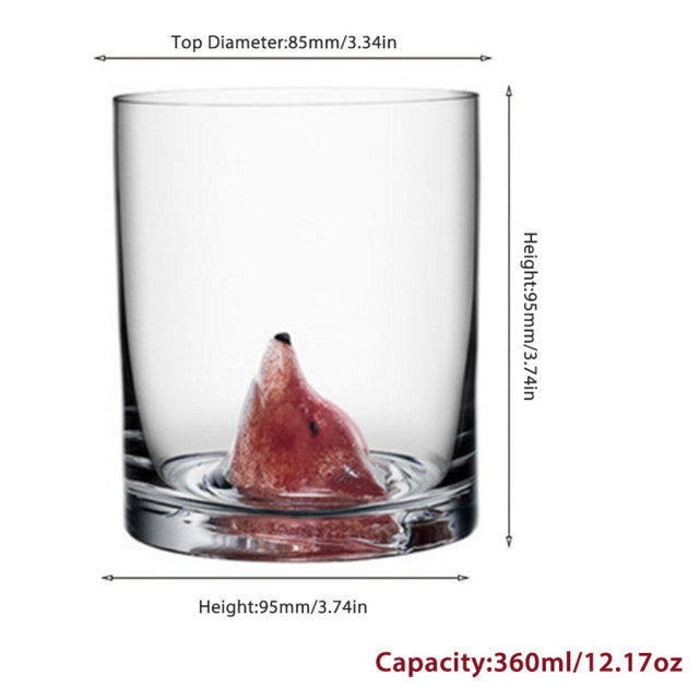 BowLift | 3D Animal Ultra Clear Unique Wine Glass