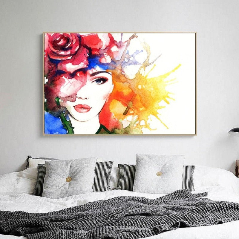 Beautiful Modern Women - Canvas Wall Art Painting | Bowlift