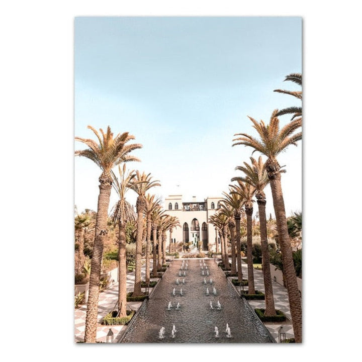 Architecture Daylight Landscape - Canvas Wall Art Painting | Bowlift