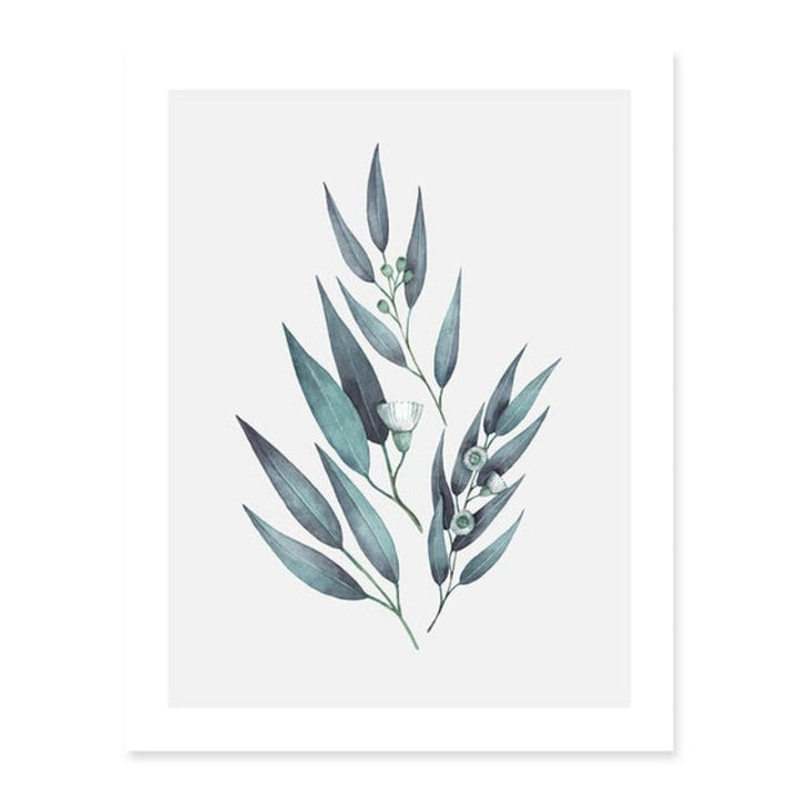 Botanical Leaves Wall Art Pictures - Canvas Wall Art Painting | Bowlift