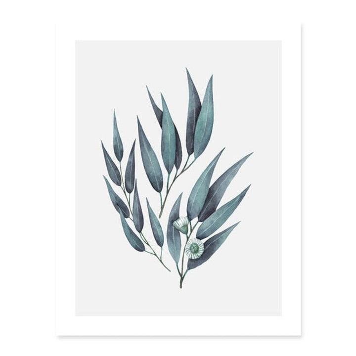 Botanical Leaves Wall Art Pictures - Canvas Wall Art Painting | Bowlift