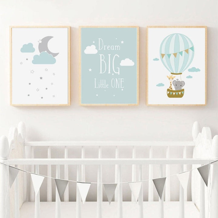 Dream Big Little One - Canvas Wall Art Painting | Bowlift