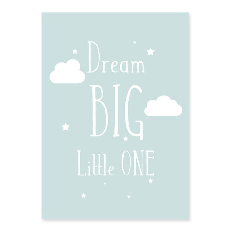 Dream Big Little One - Canvas Wall Art Painting | Bowlift