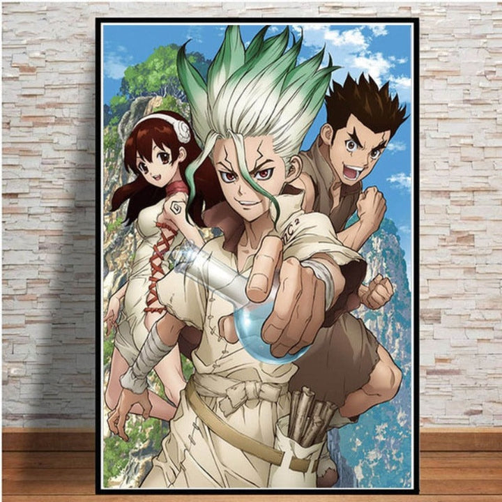 Anime Buddies - Canvas Wall Art Painting | Bowlift