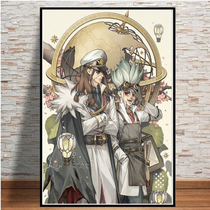 Anime Buddies - Canvas Wall Art Painting | Bowlift