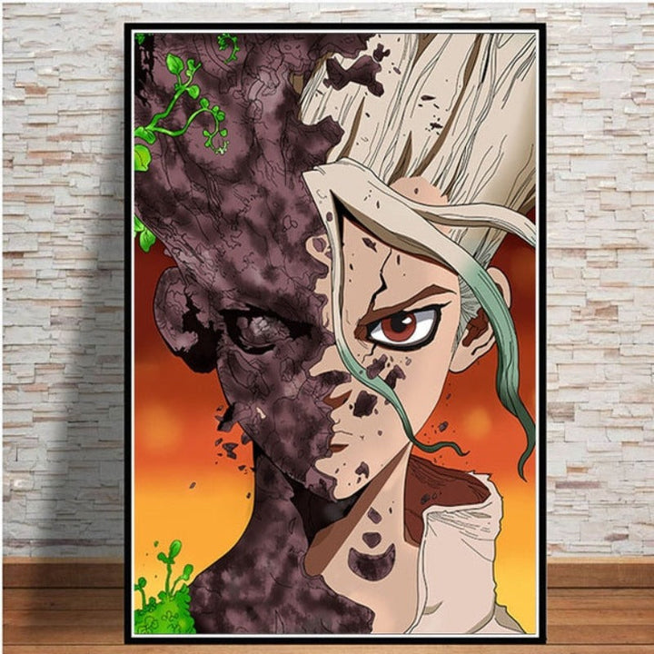 Anime Buddies - Canvas Wall Art Painting | Bowlift