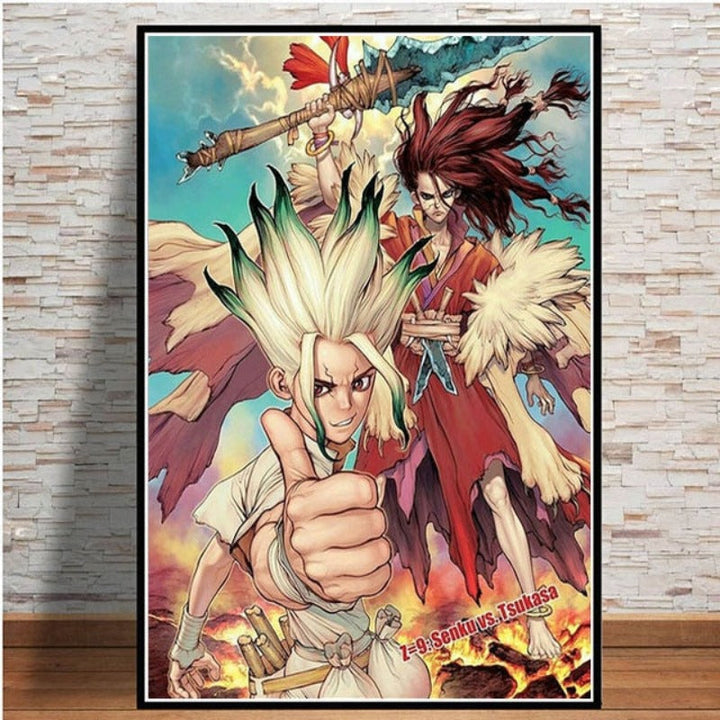 Anime Buddies - Canvas Wall Art Painting | Bowlift
