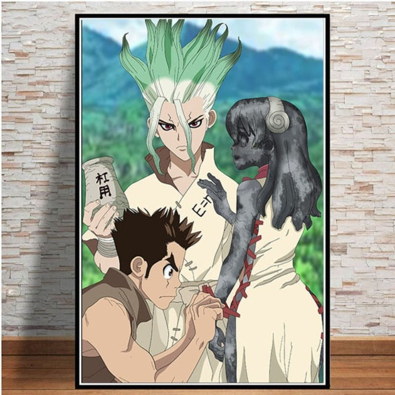 Anime Buddies - Canvas Wall Art Painting | Bowlift