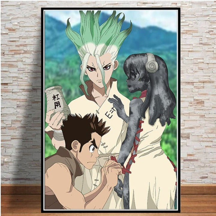 Anime Buddies - Canvas Wall Art Painting | Bowlift