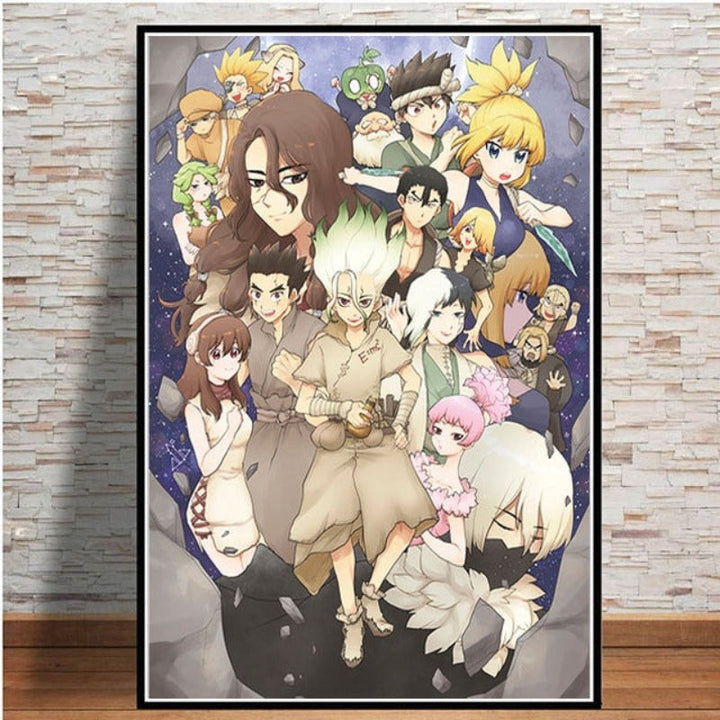 Anime Buddies - Canvas Wall Art Painting | Bowlift