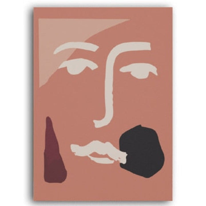 Scandinavia Abstract Figure Line Posters - Canvas Wall Art Painting | Bowlift