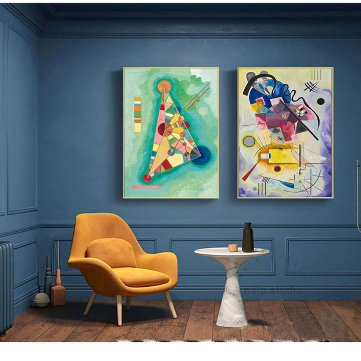 Vintage Wassily Kandinsky - Canvas Wall Art Painting | Bowlift