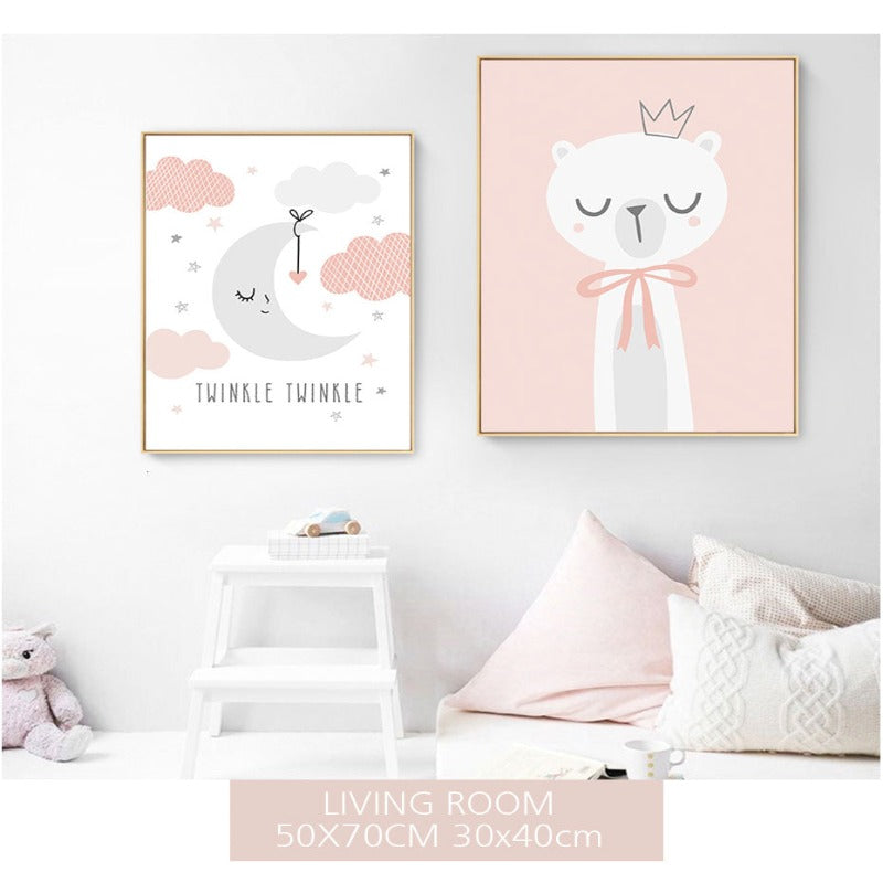 Hello Little One - Canvas Wall Art Painting | Bowlift