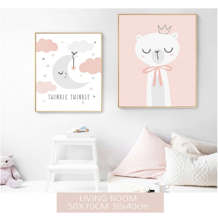 Hello Little One - Canvas Wall Art Painting | Bowlift