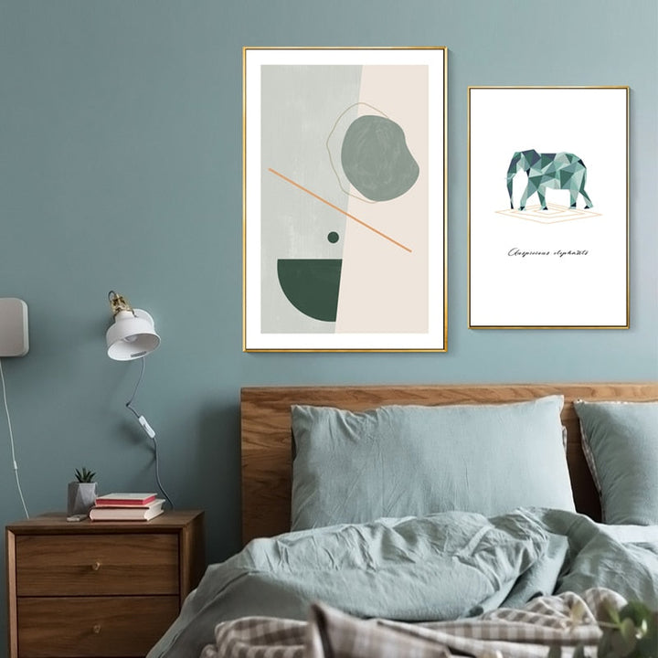 Scandinavia Vintage Figure Prints - Canvas Wall Art Painting | Bowlift