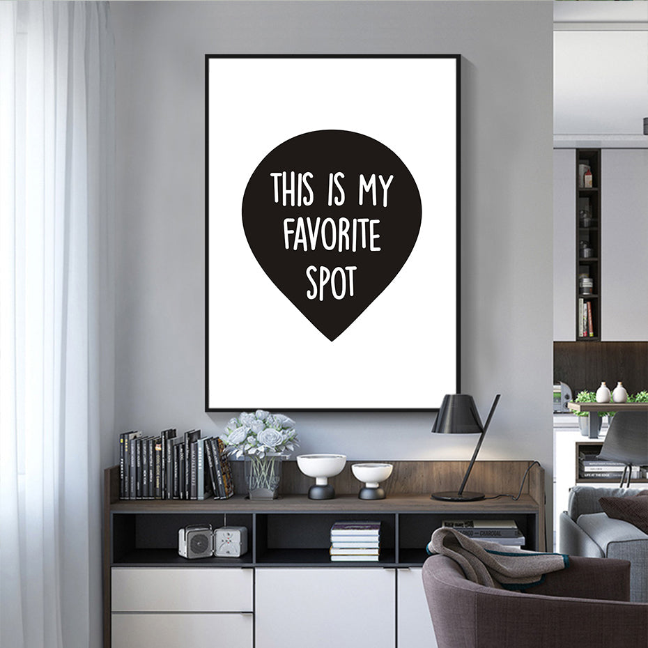 This is My Favorite Spot - Canvas Wall Art Painting | Bowlift