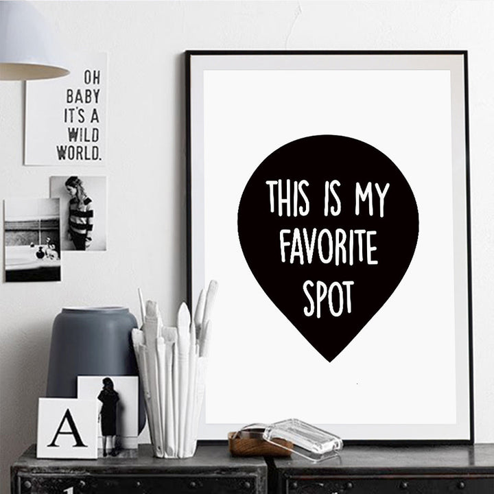 This is My Favorite Spot - Canvas Wall Art Painting | Bowlift