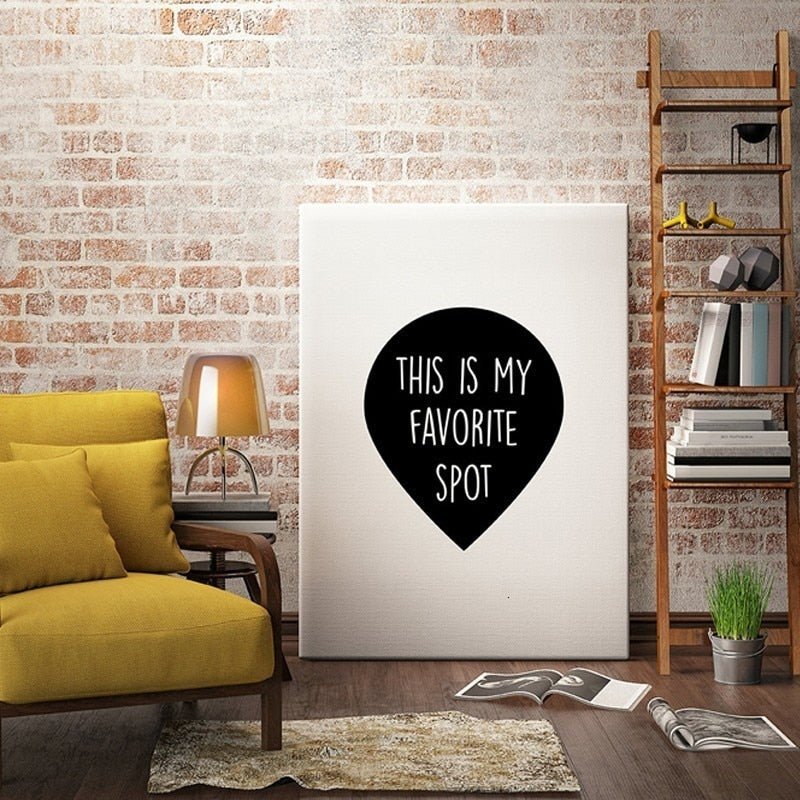 This is My Favorite Spot - Canvas Wall Art Painting | Bowlift