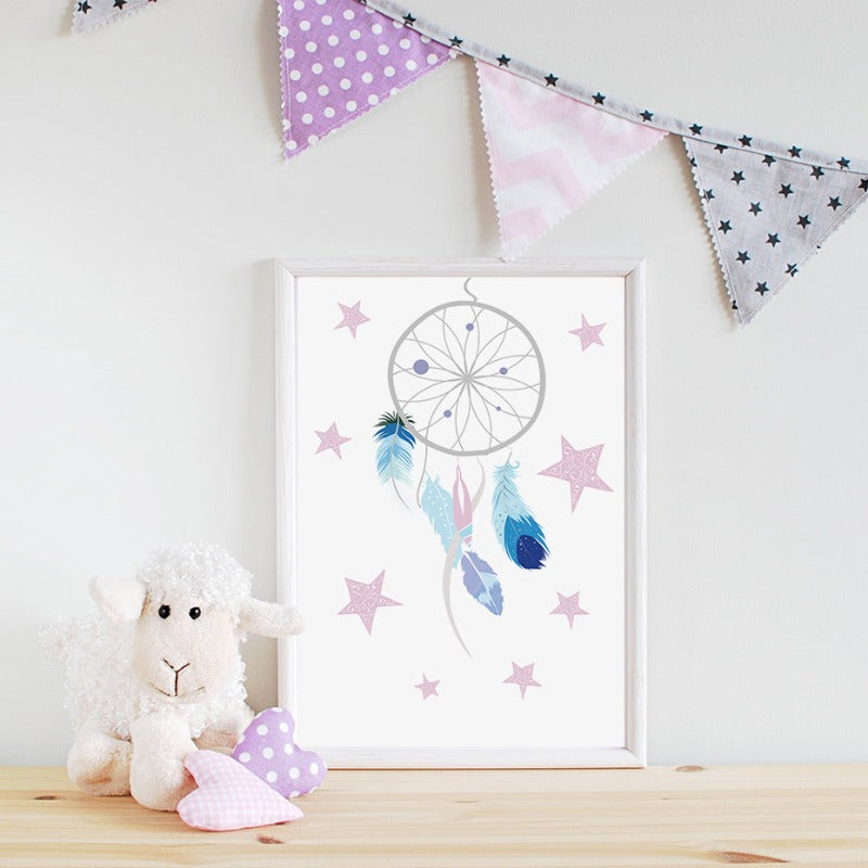 Boho Dreamcatcher - Canvas Wall Art Painting | Bowlift