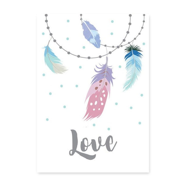 Boho Dreamcatcher - Canvas Wall Art Painting | Bowlift