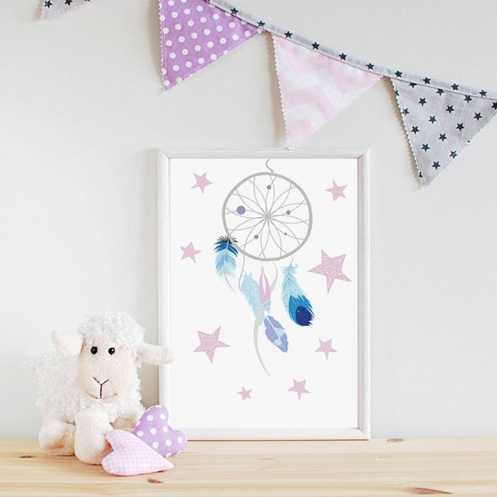 Boho Dreamcatcher - Canvas Wall Art Painting | Bowlift