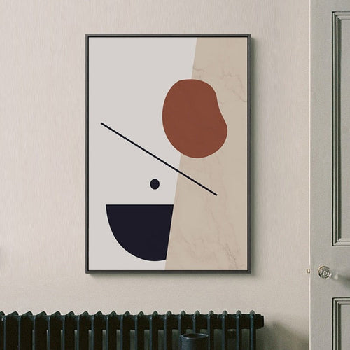 Geometric Color Block - Canvas Wall Art Painting | Bowlift