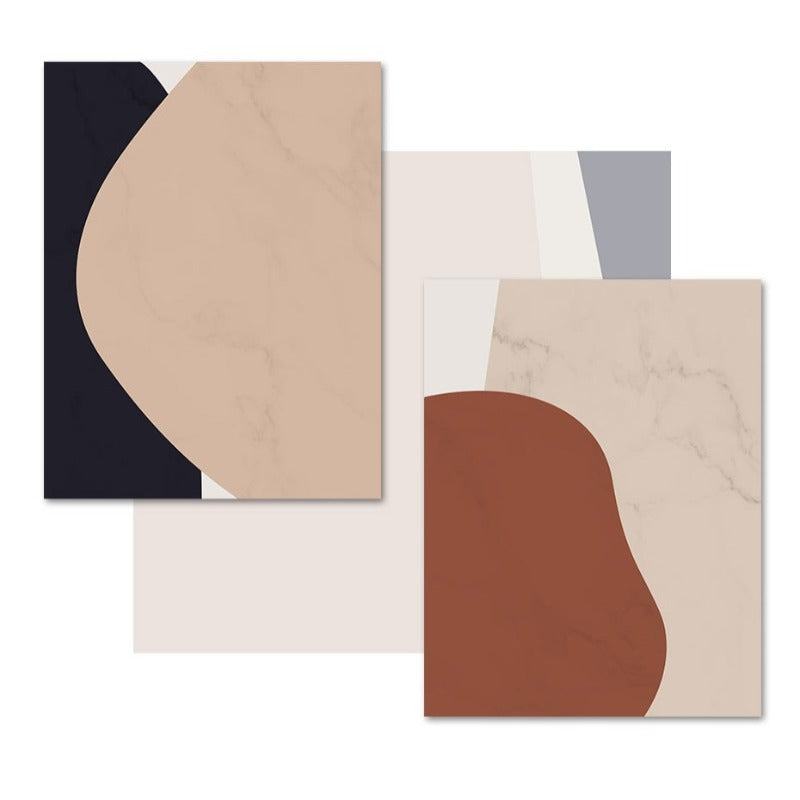 Geometric Color Block - Canvas Wall Art Painting | Bowlift
