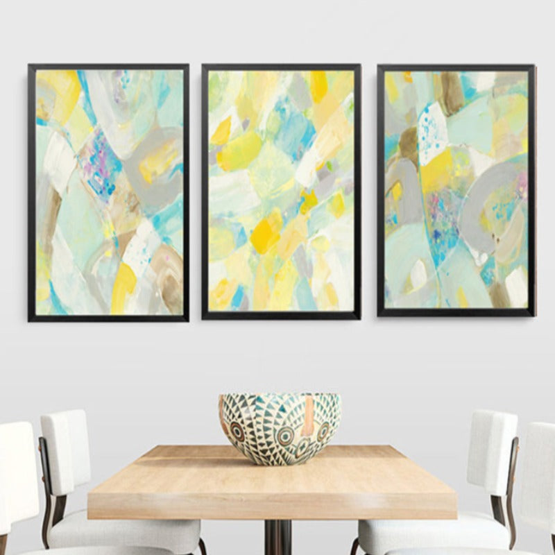 Multi Colors Canvas Painting Poster Prints - Canvas Wall Art Painting | Bowlift