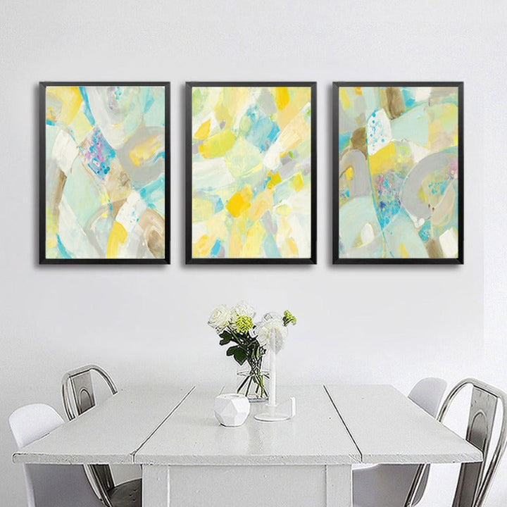 Multi Colors Canvas Painting Poster Prints - Canvas Wall Art Painting | Bowlift