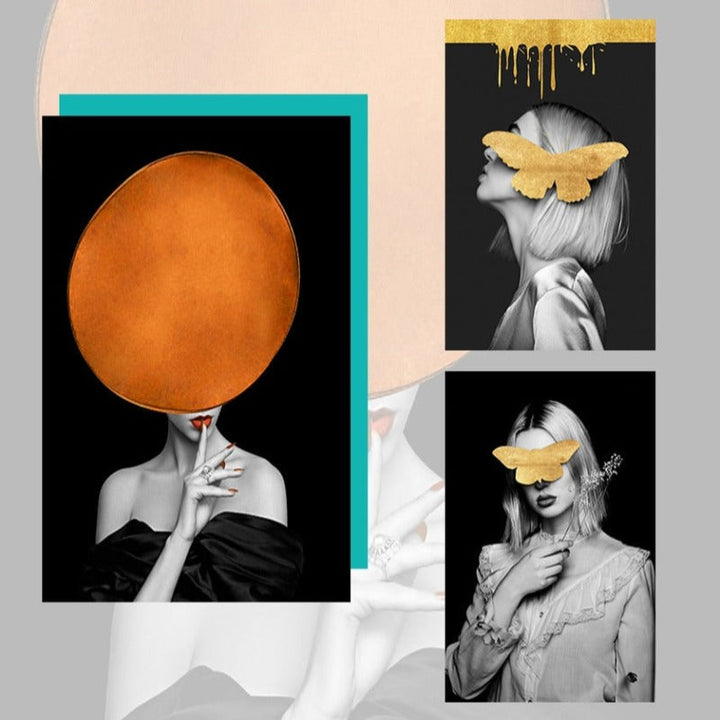 Figure Pictures Wall Art - Canvas Wall Art Painting | Bowlift