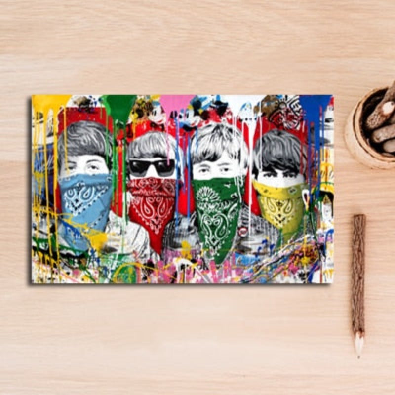 Street Graffiti - Canvas Wall Art Painting | Bowlift