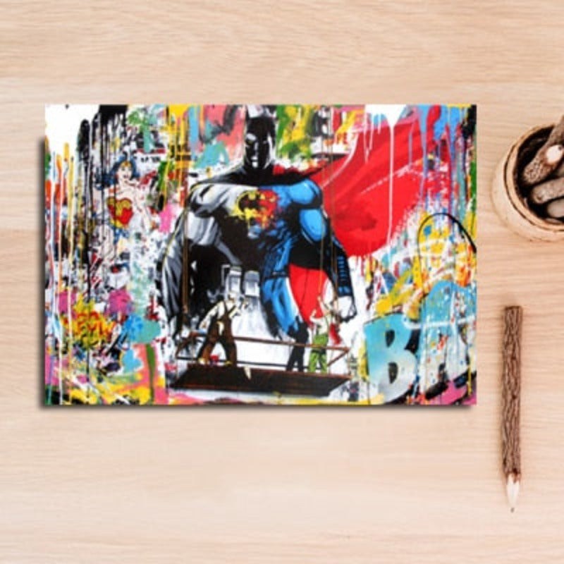 Street Graffiti - Canvas Wall Art Painting | Bowlift