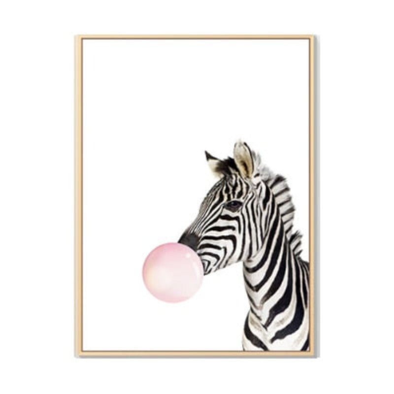 Wild Life At Party - Canvas Wall Art Painting | Bowlift