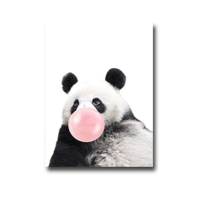 Wild Life At Party - Canvas Wall Art Painting | Bowlift