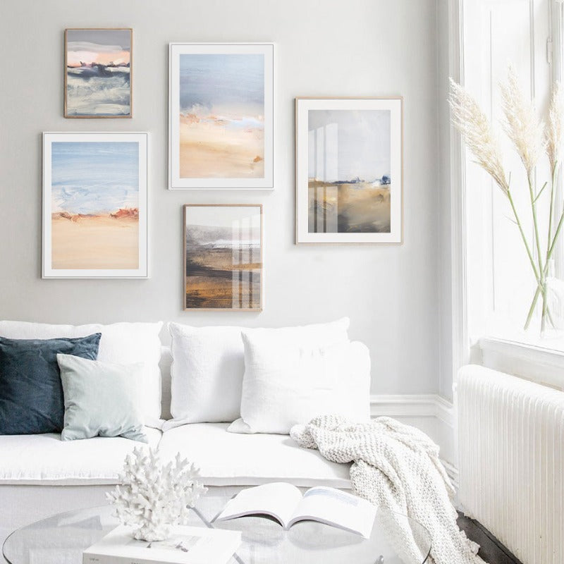 Abstract Sea Scene - Canvas Wall Art Painting | Bowlift