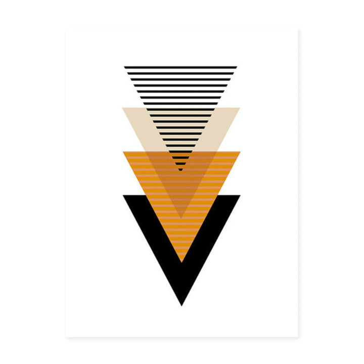 Scandinavian Abstract Geometric Posters - Canvas Wall Art Painting | Bowlift