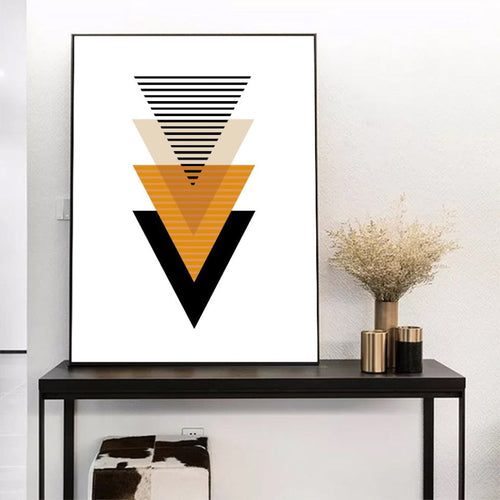 Scandinavian Abstract Geometric Posters - Canvas Wall Art Painting | Bowlift