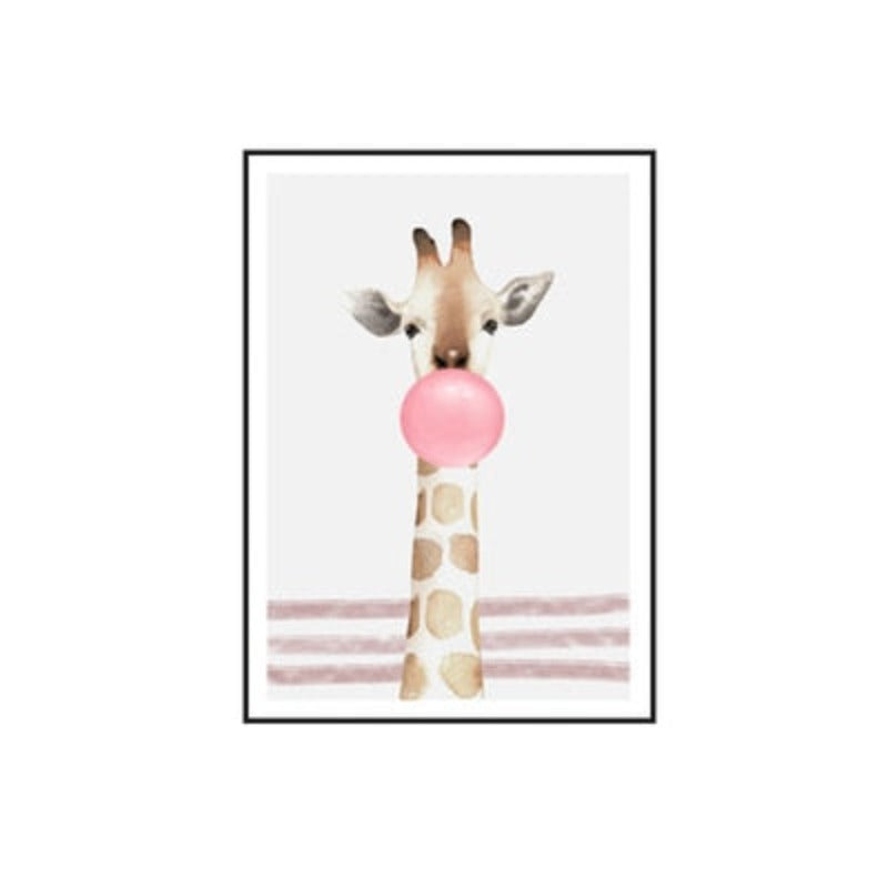 Balloon Party At Woodland - Canvas Wall Art Painting | Bowlift